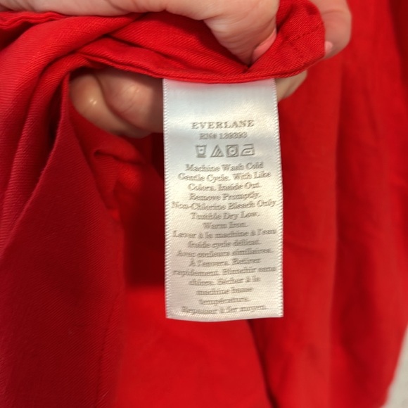 NWT Everlane The Smocked Linen Dress - Picture 10 of 11